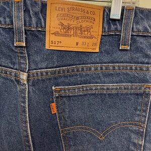 Vintage Levi’s 517 Orange tab Jeans